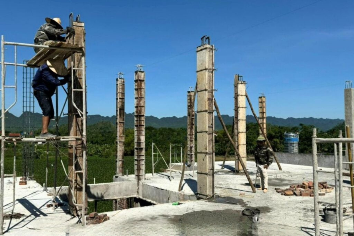 Thi công xây dựng biệt thự hiện đại 2 tầng mái nhật