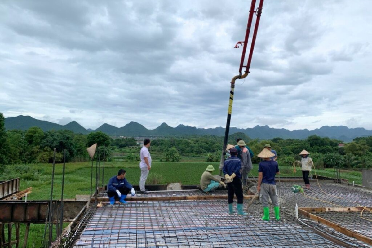 Thi công xây dựng biệt thự hiện đại 2 tầng mái nhật