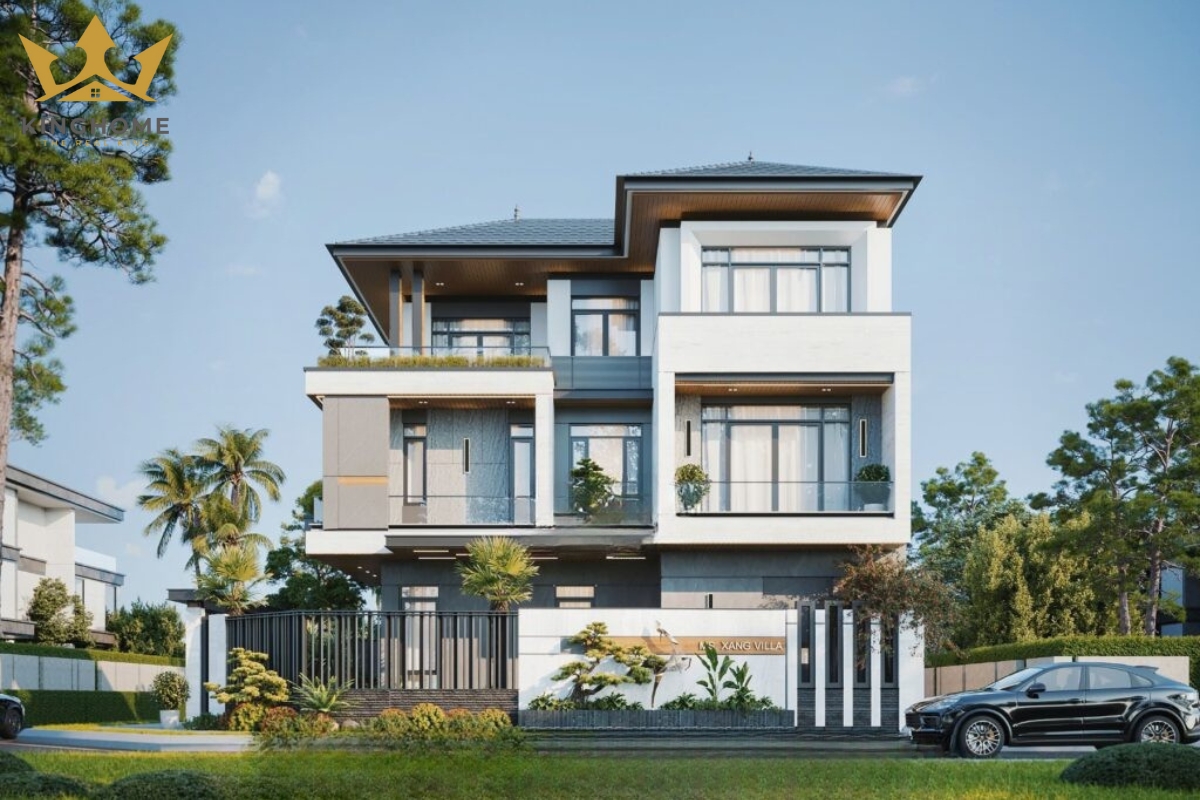 Các hình khối và màu sắc được phối hợp hoàn hảo