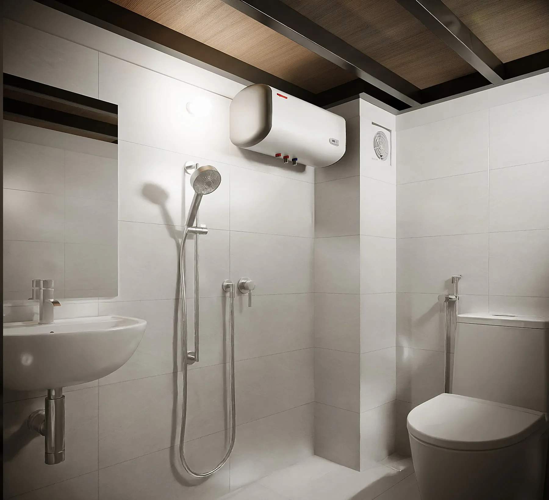 Mỗi phòng đều có khu vực WC khép kín riêng