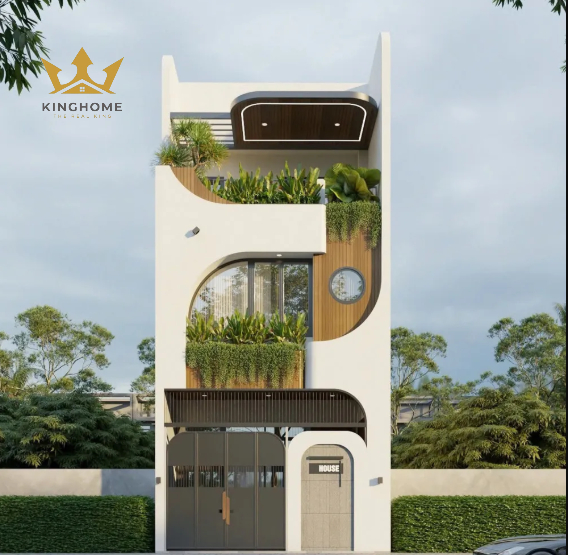 Không gian nhả 3 tầng 5x20m sáng – xanh – thoáng