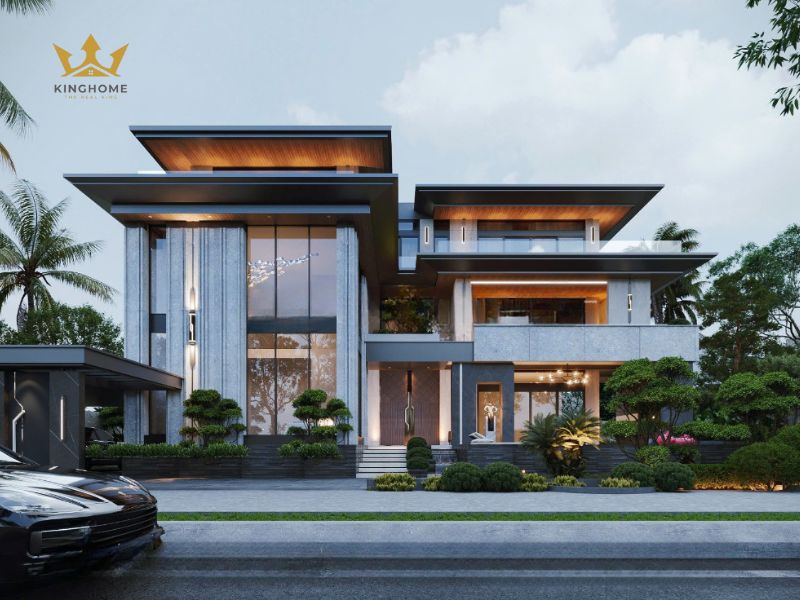 Mẫu thiết kế biệt thự nhà vườn hiện đại được ưa chuộng