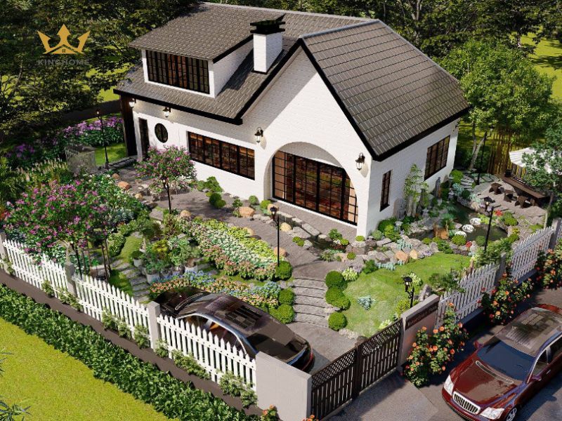 Mẫu biệt thự sân vườn mini cho diện tích nhỏ
