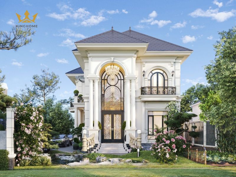 Biệt thự tân cổ điển mái Nhật mang nét đẹp truyền thống