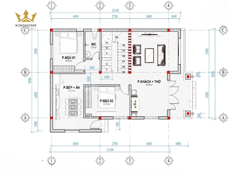 Giao thông nội bộ trong thiết kế villa rất quan trọng