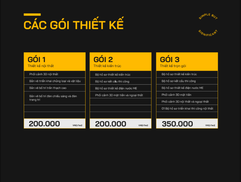 Bảng giá thiết kế biệt thự Hưng Yên tại KING HOME.