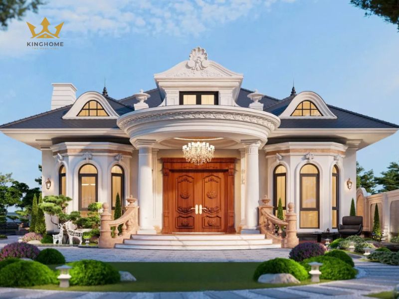 Đơn vị thi công có kinh nghiệm mới có thể triển khai tốt biệt thự tân cổ điển