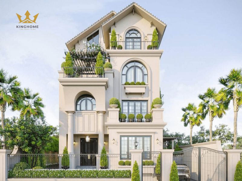 Tham khảo mẫu biệt thự cao cấp mái Thái rộng 200m2