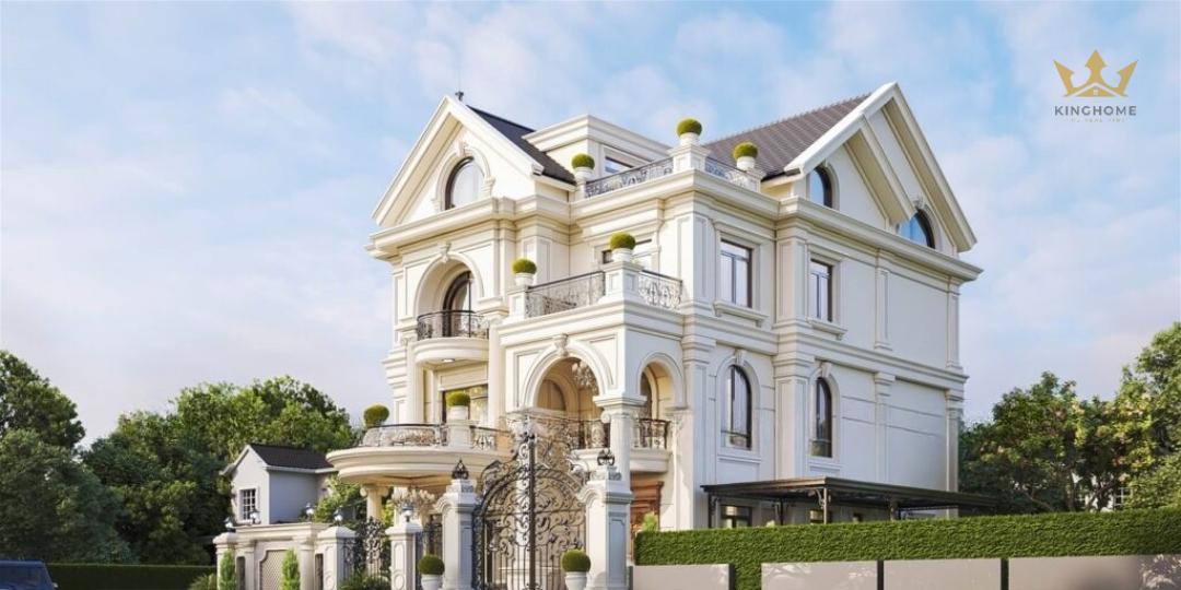 Biệt thự mái Thái 3 tầng với kiến trúc kiên cố, mang lại cảm giác an toàn cho gia chủ