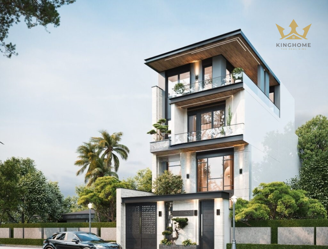 Cách phối màu ấn tượng của căn nhà hiện đại
