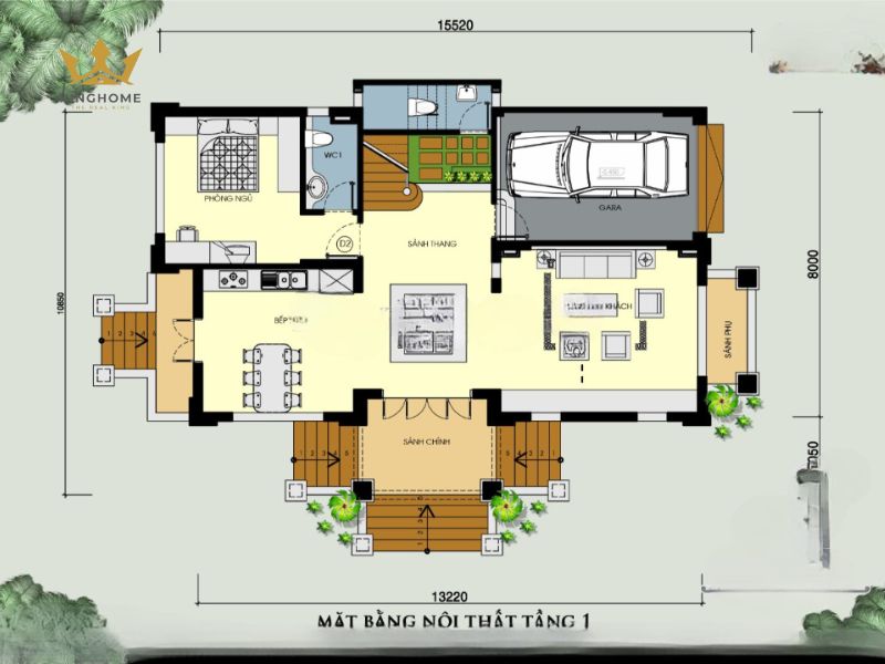 Bản vẽ công năng có vai trò quan trọng khi xây dựng biệt thự mái Thái