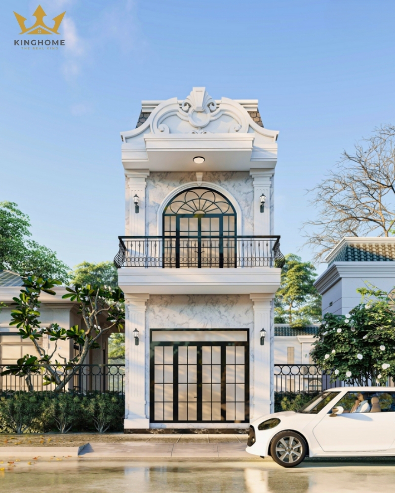 Nhà  2 tầng thiết kế tân cổ điển cho gia chủ 