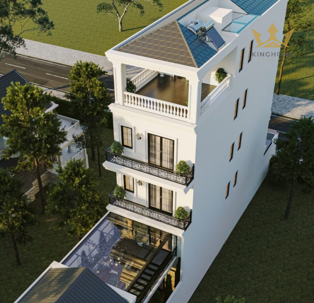 Góc nhìn bao quát toàn bộ không gian phía sau nhà
