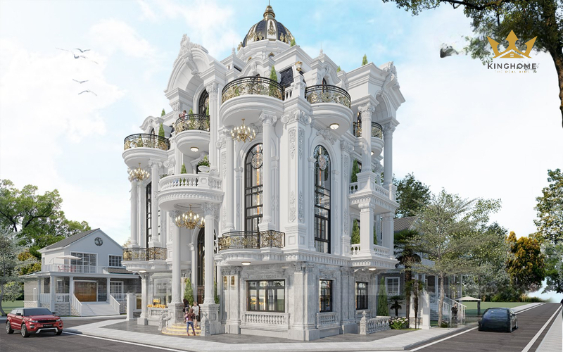 Liên hệ KING HOME để tư vấn bản vẽ biệt thự tân cổ điển đẹp nhất