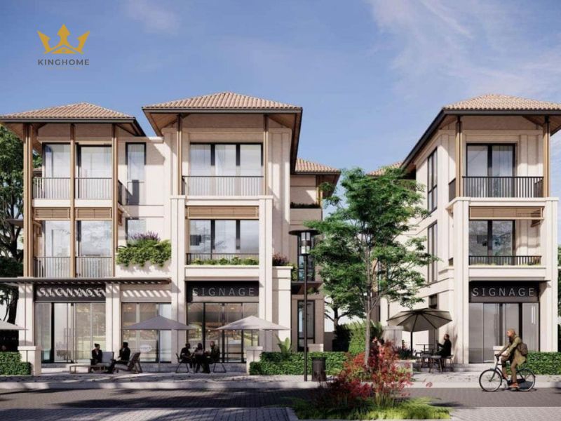 Màu sắc trung tính thường được chọn ở biệt thự song lập