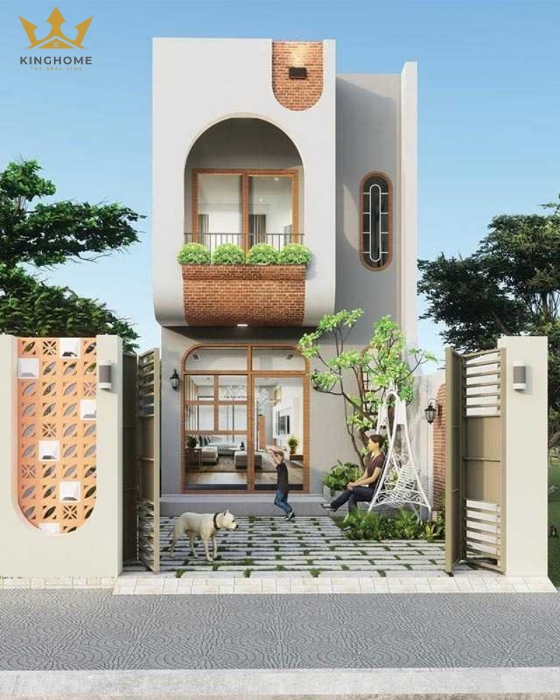 Mặt tiền 5m thoáng và tận dụng tối đa diện tích đất