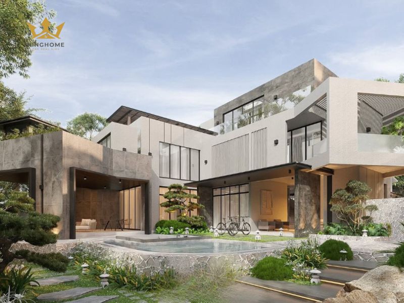 Bầu không khí trong lành của ngôi biệt thự vườn 500m2
