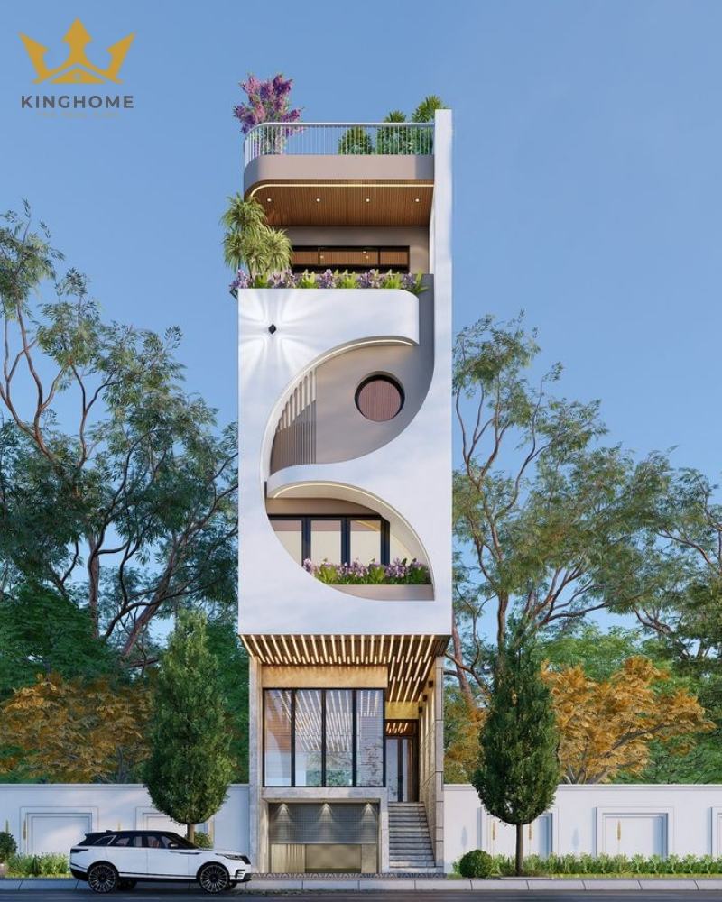 Nhà phố diện tích 360m2 rộng và đủ công năng