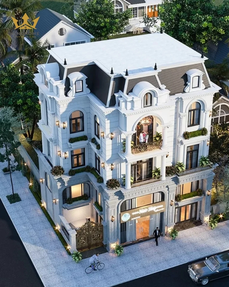 Phong cách tân cổ điển thể hiện sự sang trọng, đẳng cấp