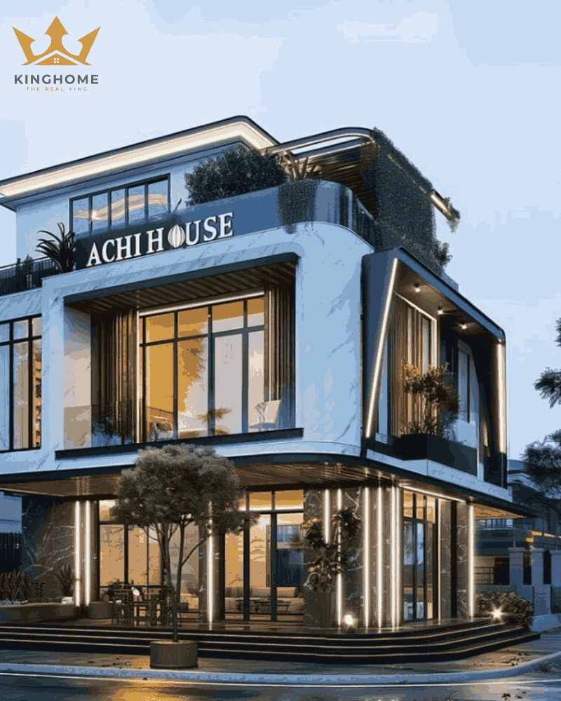 Nhà phố mặt tiền 10m kết hợp kinh doanh 10x20m tiêu chuẩn