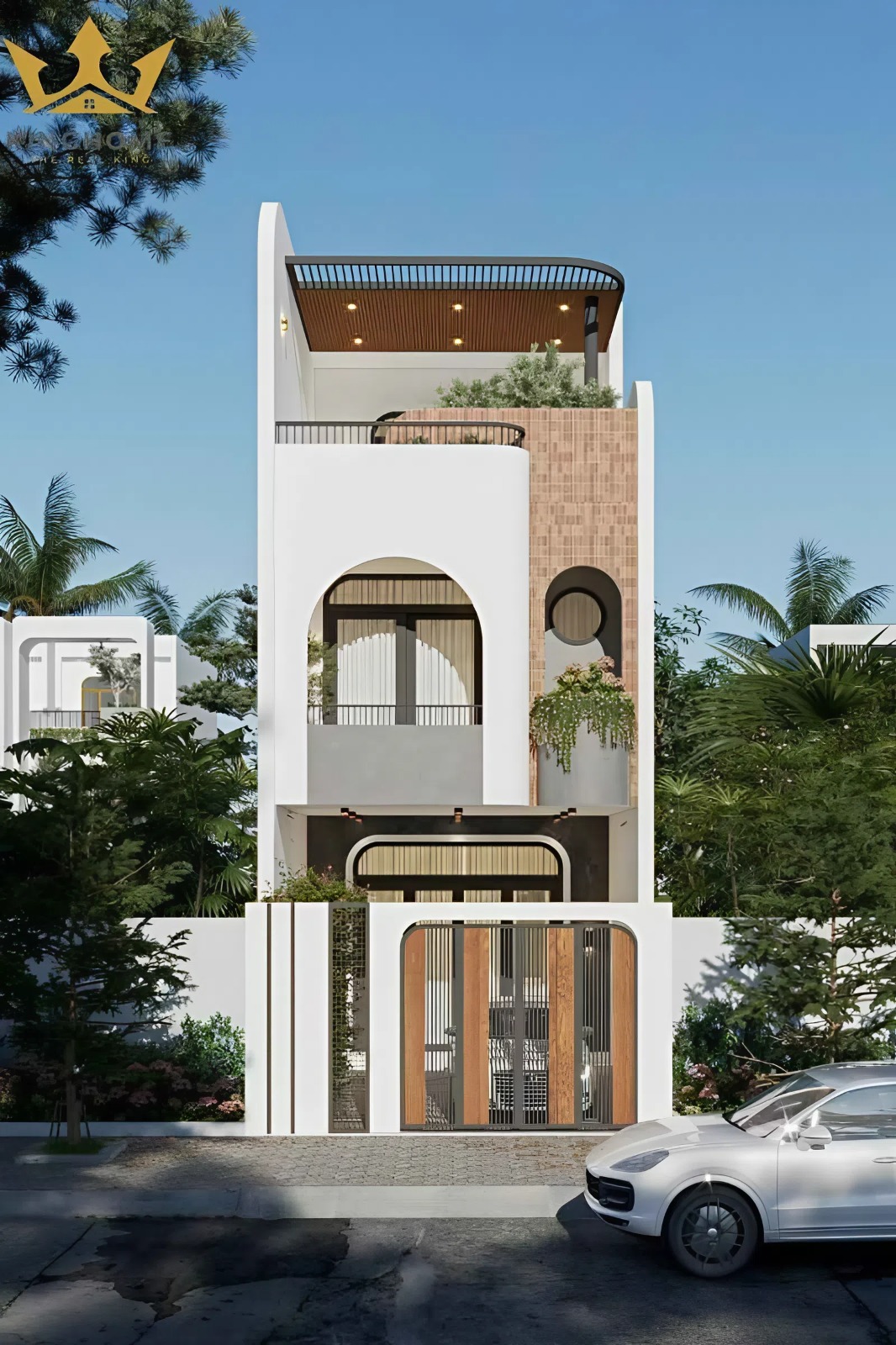 Nhà phố phong cách hiện đại tại Hải Phòng