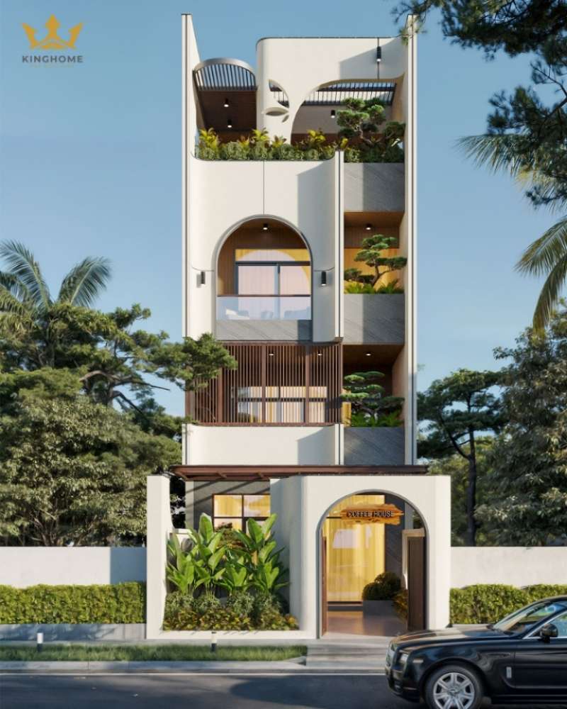 Thiết kế nhà 5x15m có thang máy là xu hướng hiện đại 