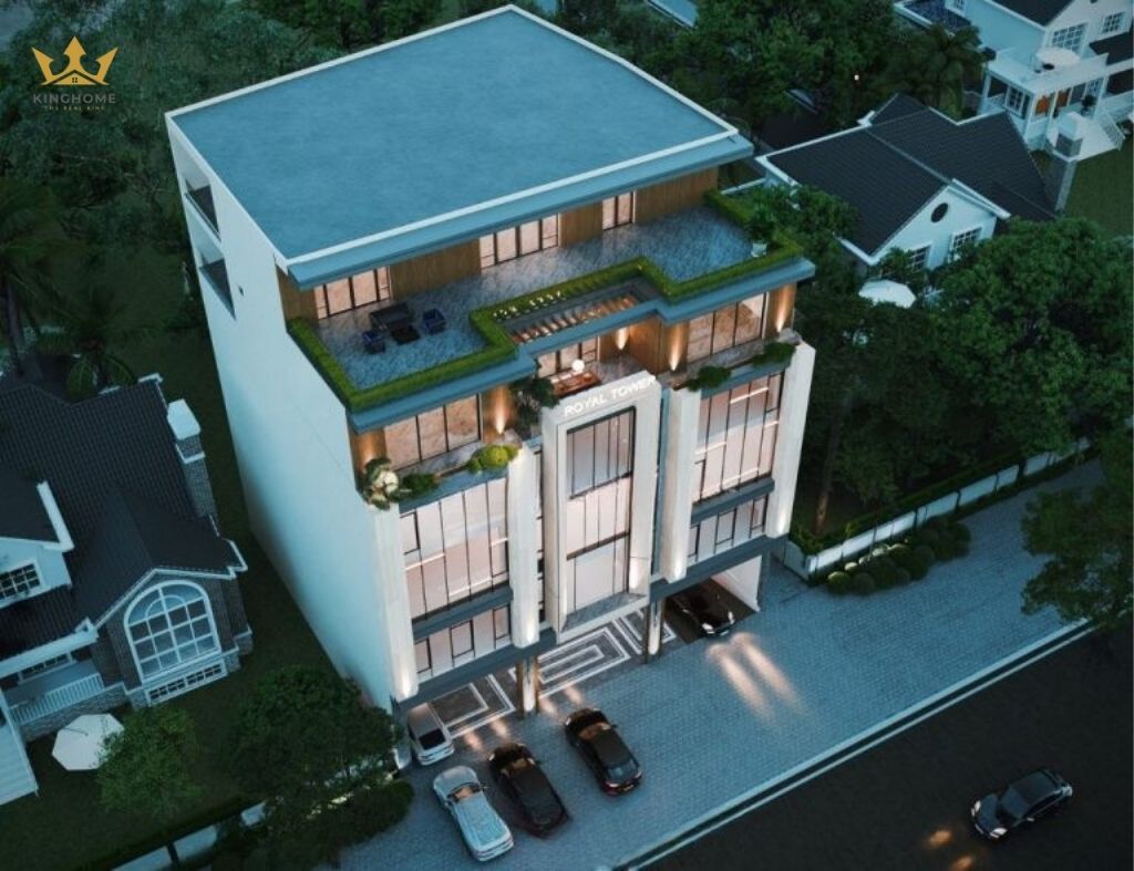 Thiết kế toà nhà kinh doanh phong cách hiện đại