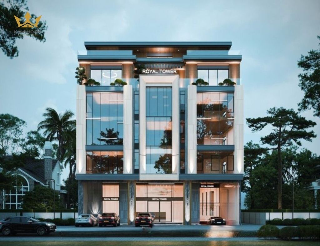 Thiết kế toà nhà kinh doanh phong cách hiện đại
