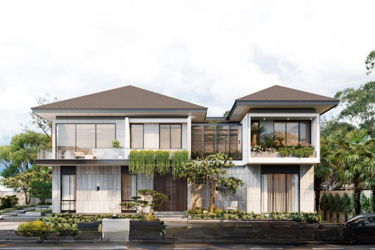 Phối cảnh 3D của công trình