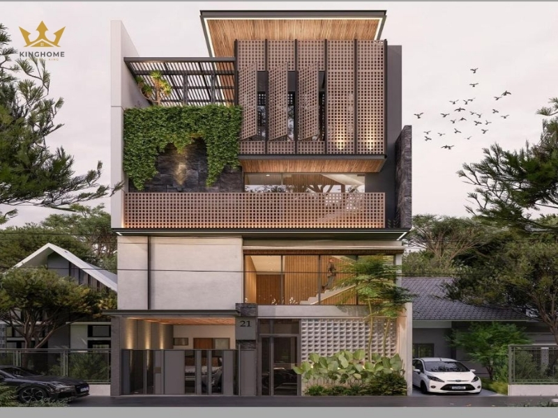 Biệt thự phố hiện đại, kinh phí hợp lý