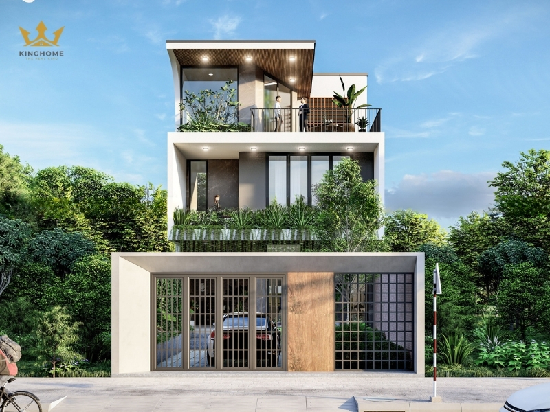 Mẫu biệt thự phố 3 tầng được thi công bởi King Home