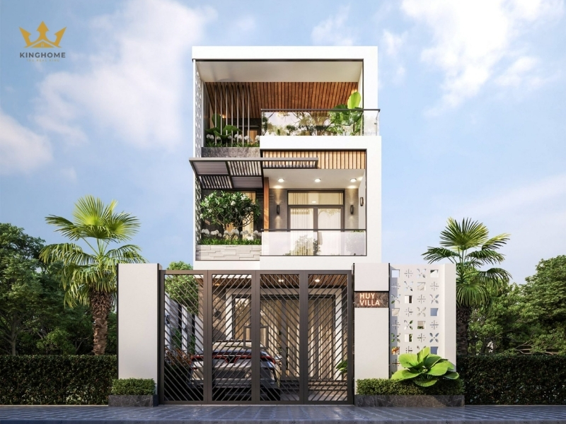 Nhà 3 tầng hiện đại, tối ưu công năng 