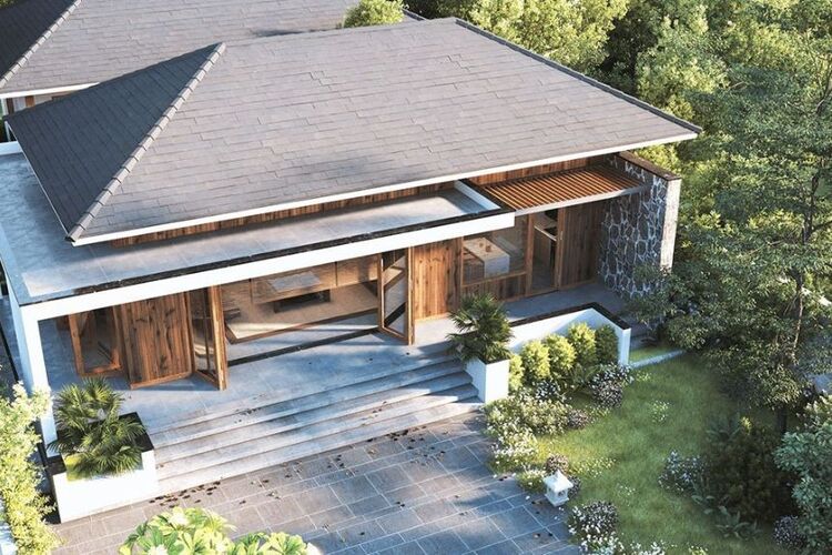 Mẫu biệt thự nghỉ dưỡng 1 tầng hiện đại ấn tượng