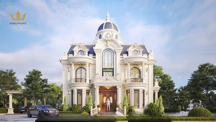 Mẫu biệt thự 2 tầng - tân cổ điển lớn