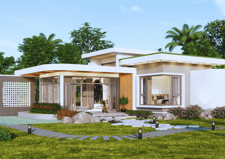 100+ Mẫu Biệt Thự Mái Bằng 1 Tầng Đẹp, Hợp Xu Hướng Hiện Đại 2026