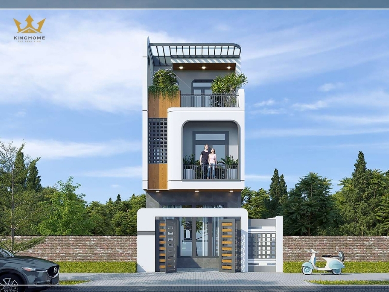 Nhà phố 3 tầng hiện đại