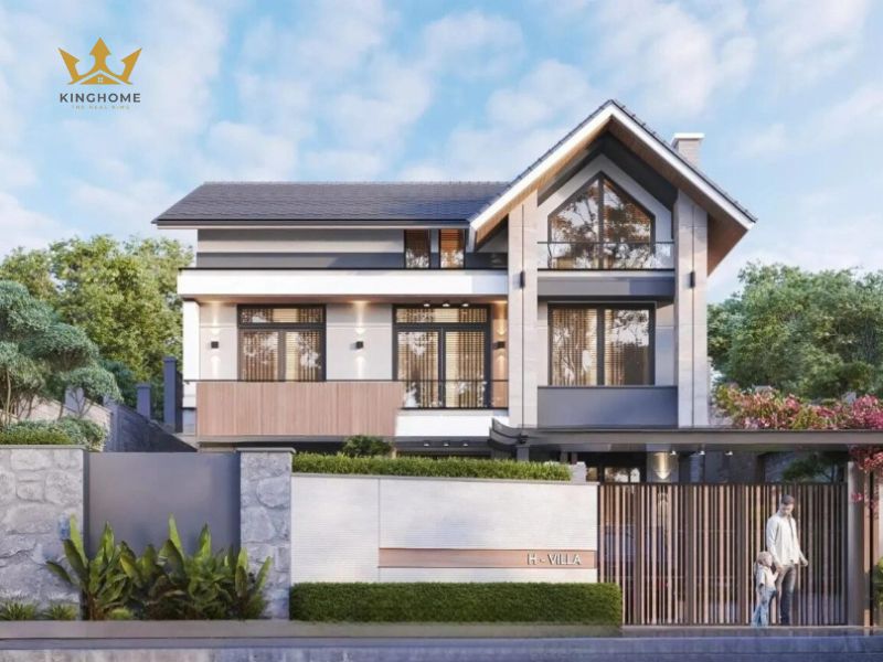 Vẻ đẹp của biệt thự mái Thái hiện đại nằm ở đường nét phóng khoáng tự do 6