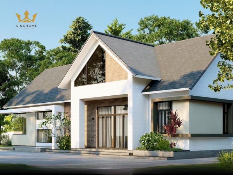 7-Kiến trúc biệt thự vườn kiểu Mỹ đặc trưng