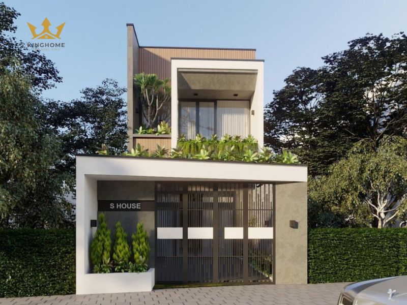 Mẫu biệt thự hiện đại theo phong cách minimalist 8