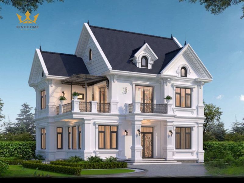 Hệ cửa kính lớn kết nối không gian sống trực tiếp ra sân vườn 9