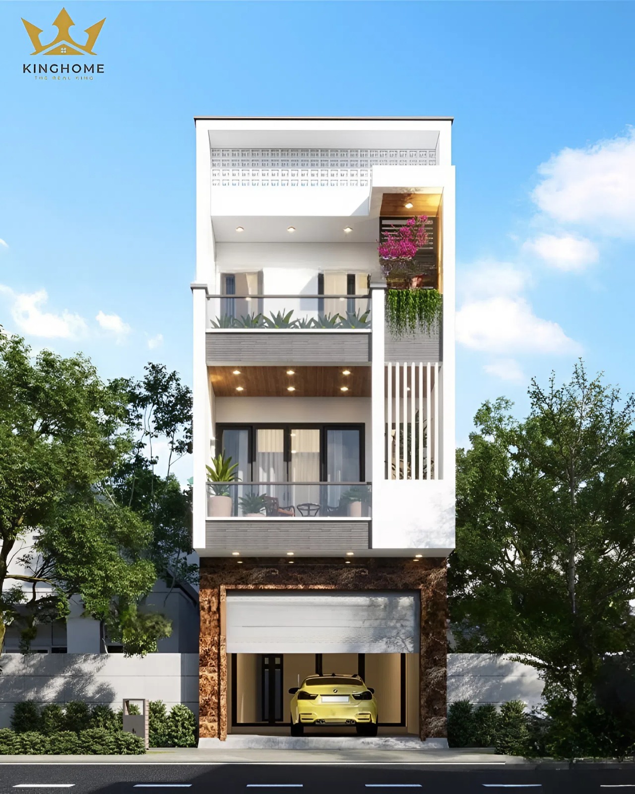 Nhà 3 tầng mặt tiền 5m tối ưu công năng hiệu quả