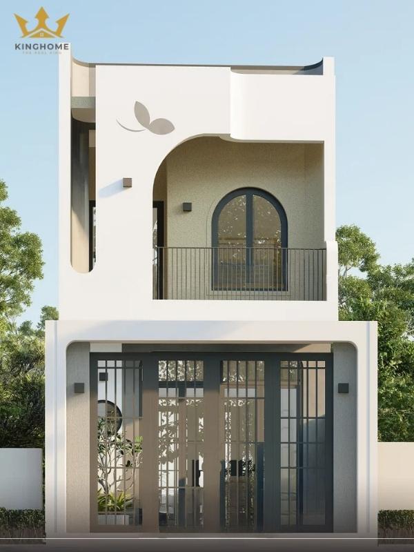 Dự án nhà ống thiết kế 2 tầng mặt tiền 5mx20m hiện đại 