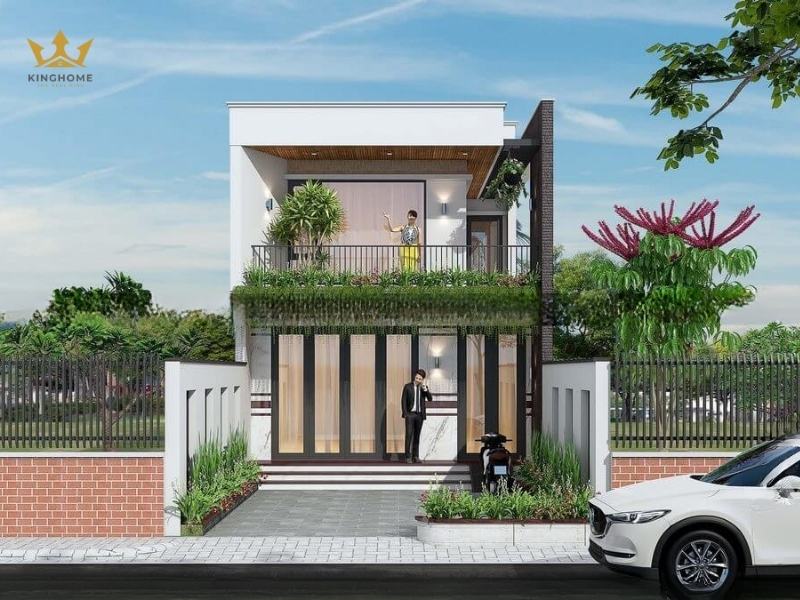 Dự án nhà gác lửng đẹp cho gia chủ yêu thích sự đơn giản 