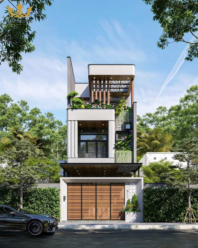 Thiết kế 5x17m tận dụng tối đa diện tích xây dựng 