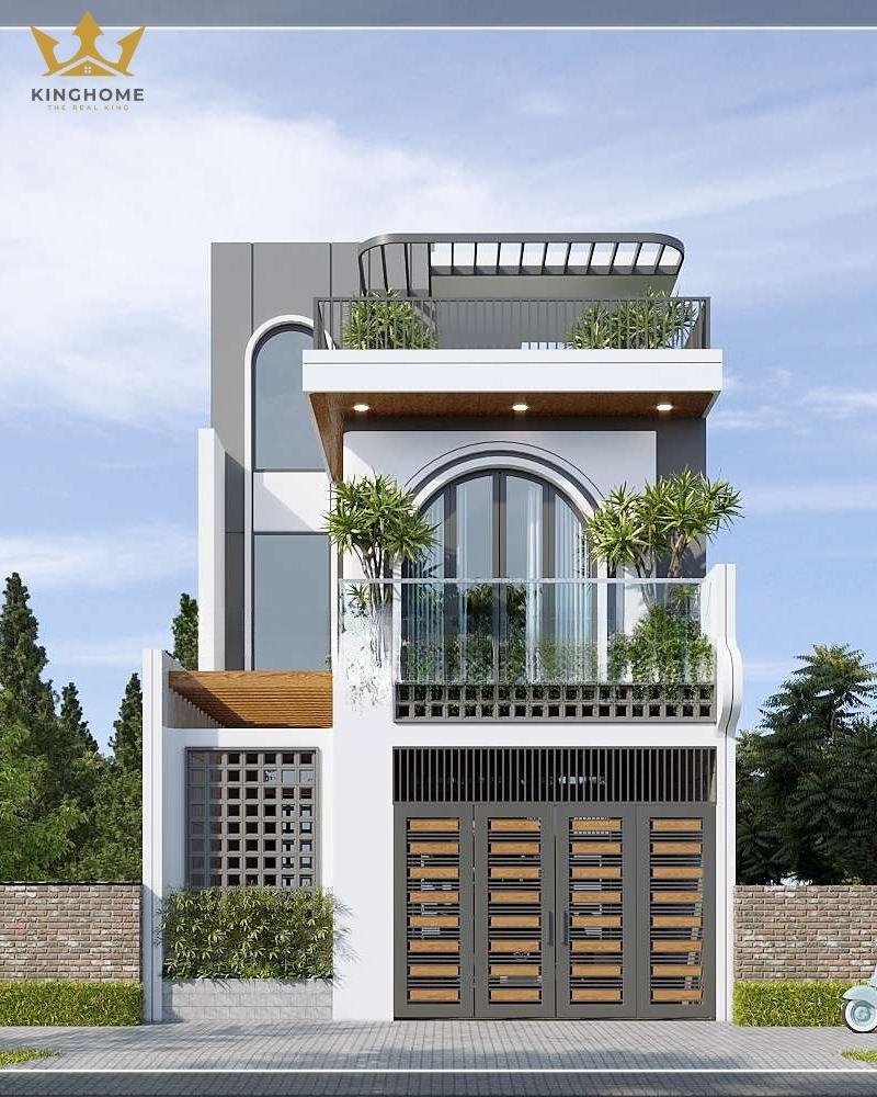 Chiều dài 20m mang lại diện tích rộng cho công trình