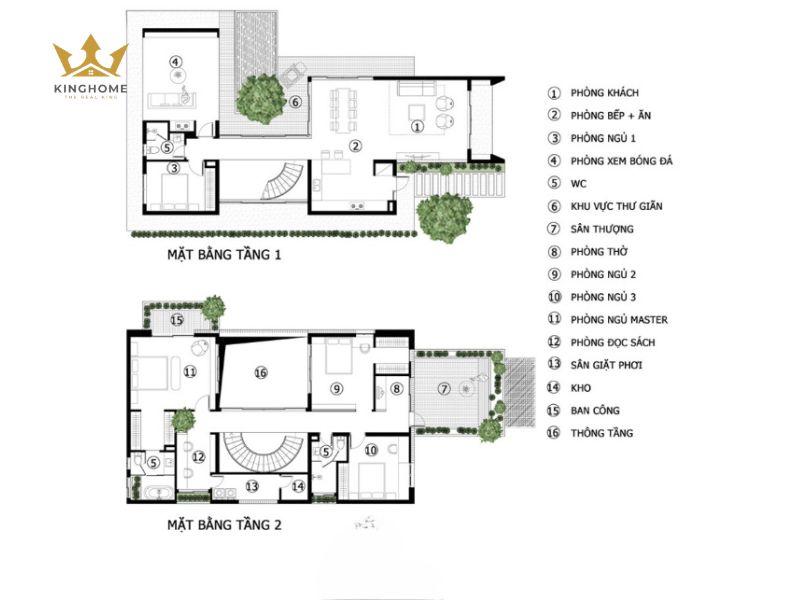 10-Bản vẽ công năng tối ưu cho villa biệt thự 1 lầu 1 trệt 200m2