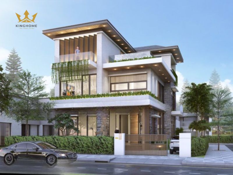 10-Mẫu biệt thự hiện đại 3 tầng 2 mặt tiền đầy sức sống