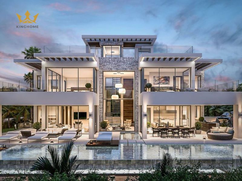 10-Mẫu biệt thự 2 tầng nghỉ dưỡng có bể bơi cao cấp
