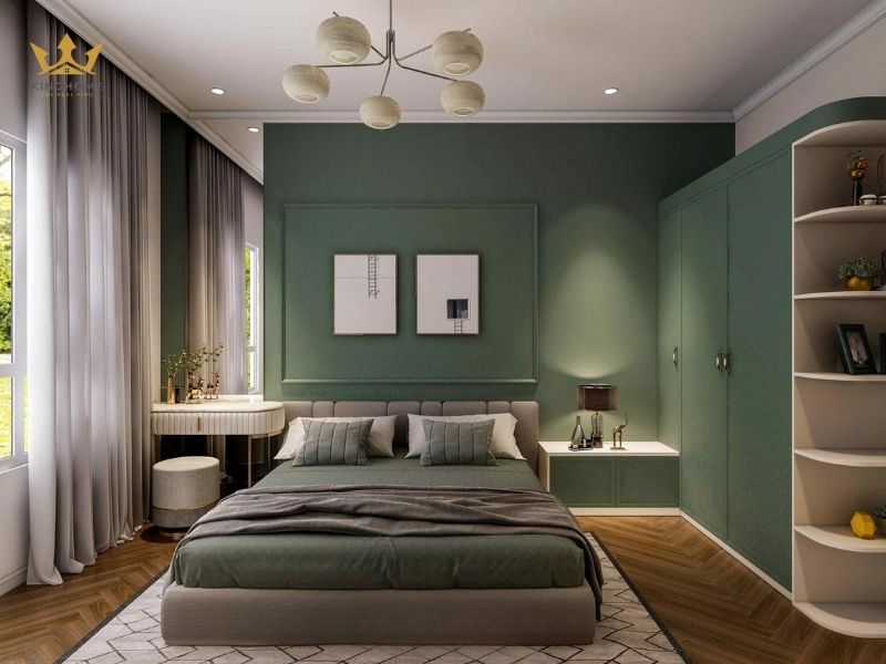 Phòng ngủ phụ với đầy đủ công năng cho gia chủ