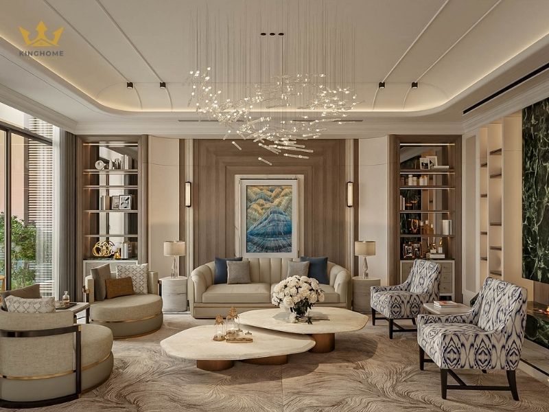 Penthouse 200m2 rộng, có thể thiết kế không gian sinh hoạt lớn